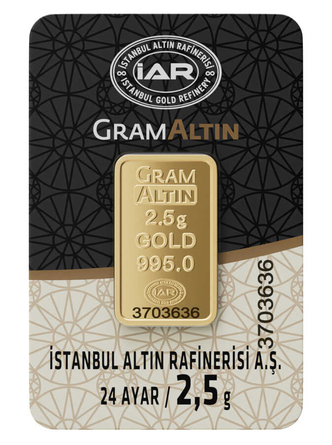 2,5 Gram 24 Ayar Gram Altın - Premium  from Sarraf Altın - Just €7341.38! Shop now at Sarraf Altın