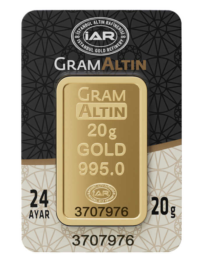 20 Gram 24 Ayar Gram Altın - Premium  from Sarraf Altın - Just €57179.21! Shop now at Sarraf Altın