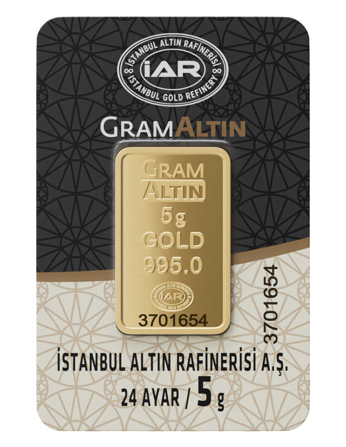 5 Gram 24 Ayar Gram Altın - Premium  from Sarraf Altın - Just €14456.39! Shop now at Sarraf Altın